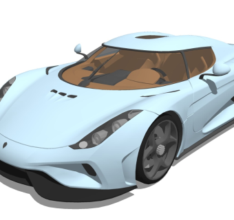 超精细汽车模型 柯尼塞格 Koenigsegg Regera